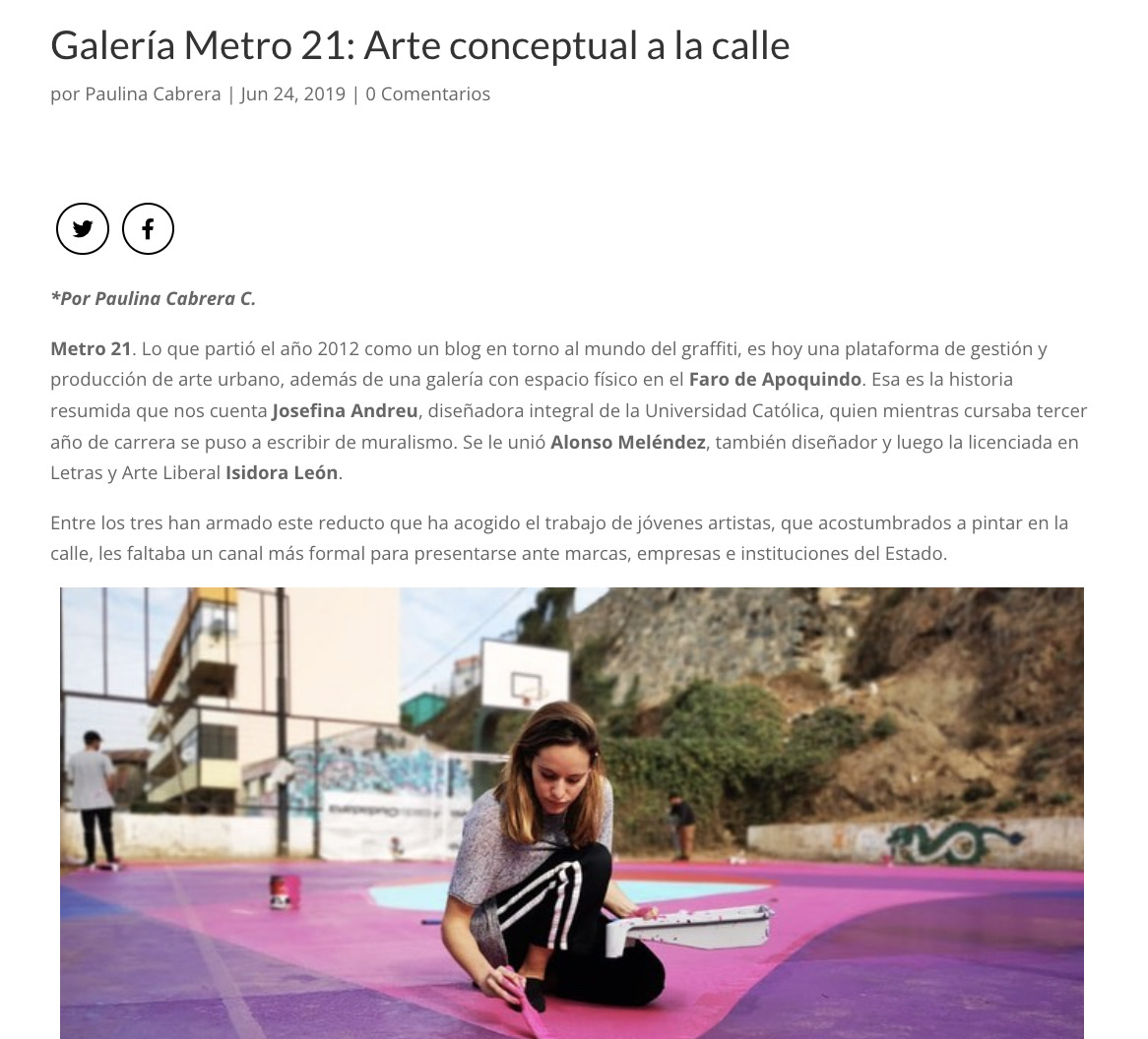 Amo Santiago: Arte conceptual a la calle