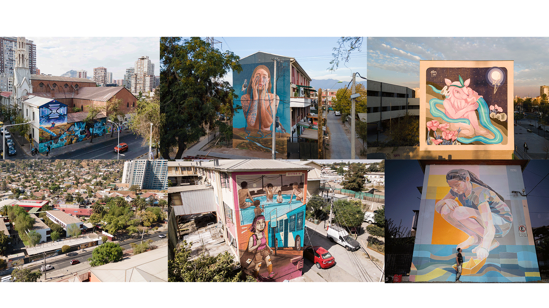 Confluencia culmina su primera etapa con murales en 6 comunas